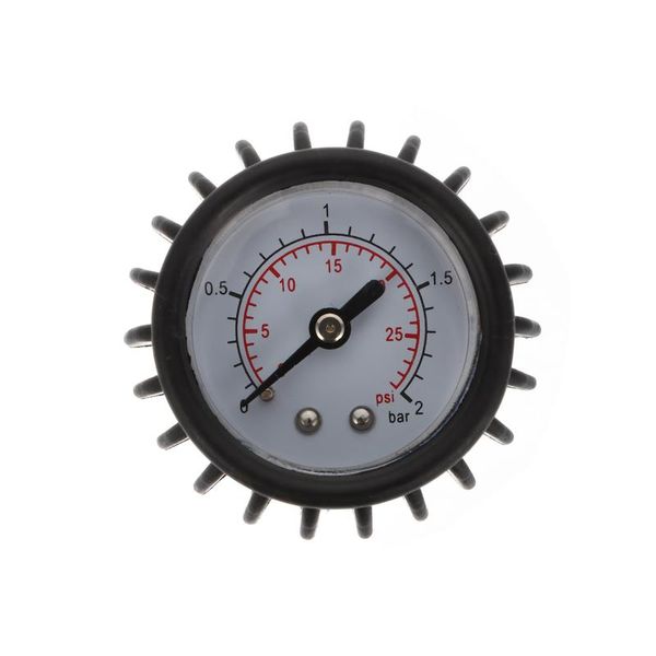 

rafts/inflatable boats 1pc inflatable boat dinghy pressure gauge pvc air (black)