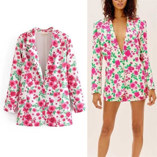 

traf za women blazer rose jacket coat spring fashion female blazer woman cardigan long sleeve red ladies jacket 211122, White;black