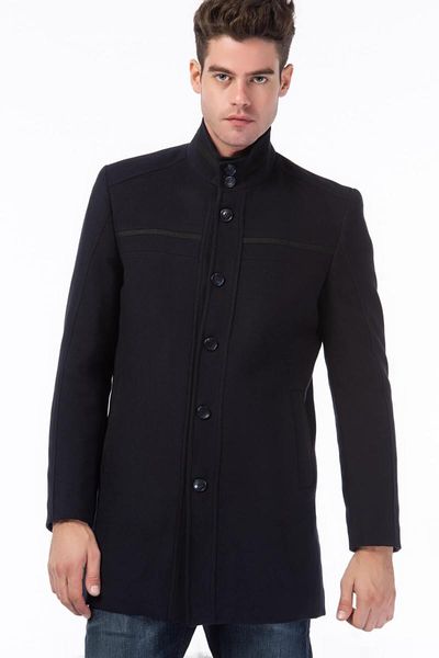 

men's jackets dewberry male navy blue overcoat-1020001 p8323.., Black;brown