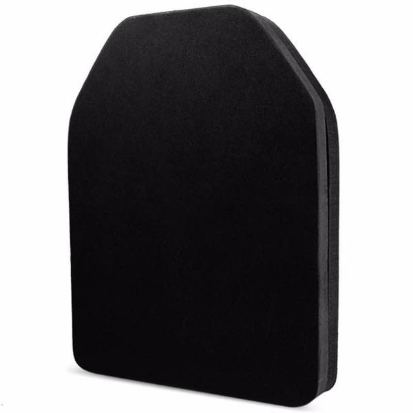 

tactical dummy plates eva one pair vest body armor insert plate plastic cs protective hunting jackets, Camo;black