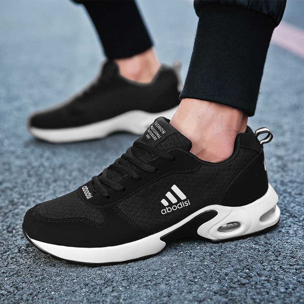 

2021 spring men's shoes mesh breathable sports interior heightening leisure travel fashion running
