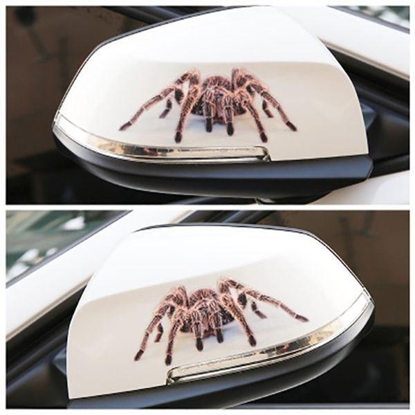 3D Örümcek Kertenkele Scorpion Araba Sticker Hayvan Araç Pencere Aynası Tampon Çıkartma Dekoru Suya Dayanıklı Yüksek Sakinlik159N