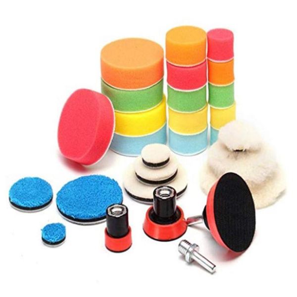 

towel 1set car beauty waxing pad auto polishing sponage for care maintenance y7a6