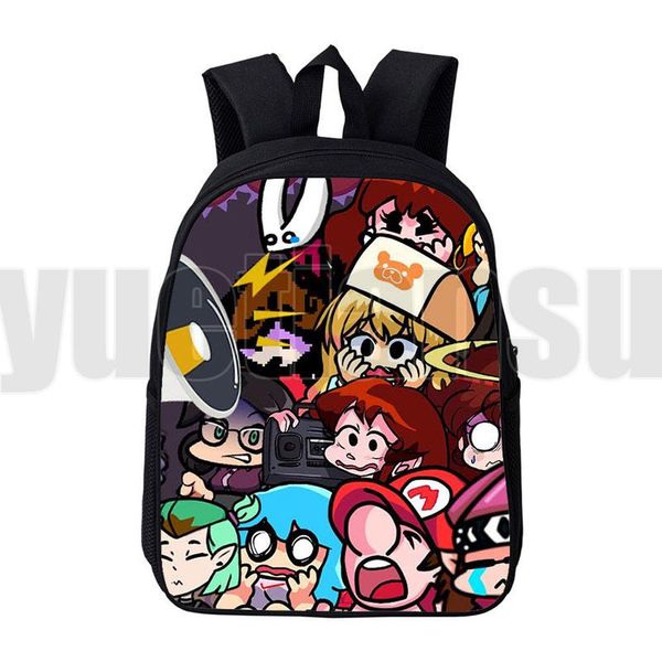 

backpack game 3d friday night funkin canvas school bags for teenager girls travel bag women lapharajuku mochila