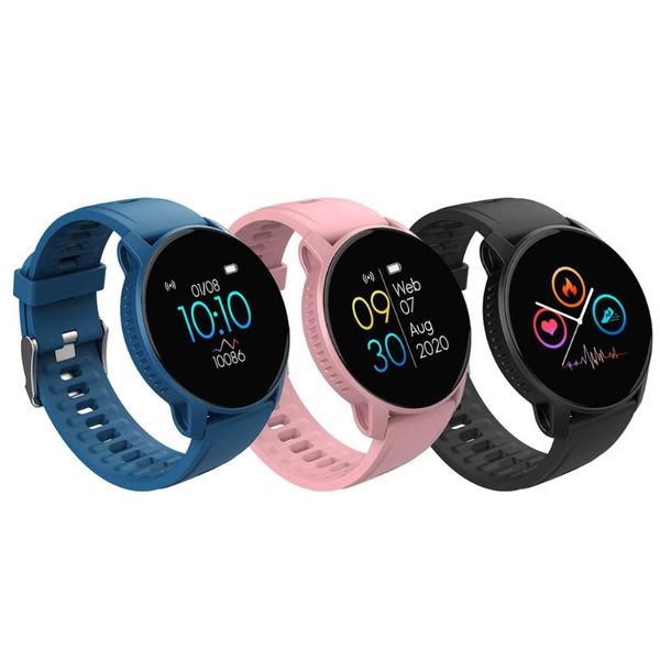 

smart bracelet women watch sports mode sleep time monitor heart rate full touch screen waterproof party favor