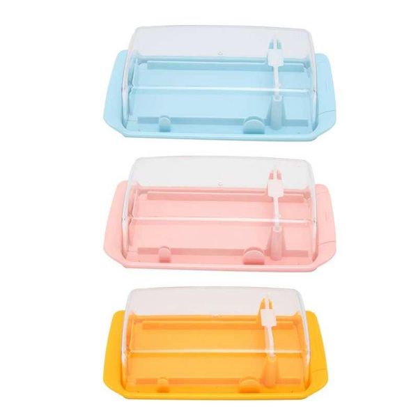 

storage bottles & jars 2 in 1 rectangular butter cutting box concealed cheese for home restaurant kitchen
