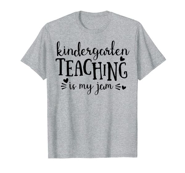 

kindergarten teaching is my jam shirt t-shirts for teachers, White;black