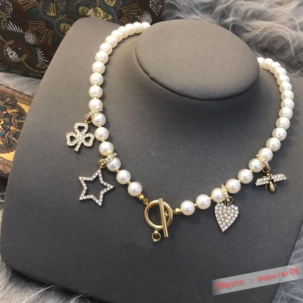 

2021 new classic designer necklace cap necklace men and women quality306, Silver