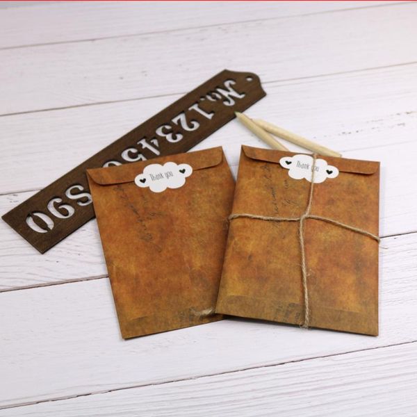 

gift wrap 5sets vintage envelope creative kraft paper envelopes with cloud sticker diy decorative bags