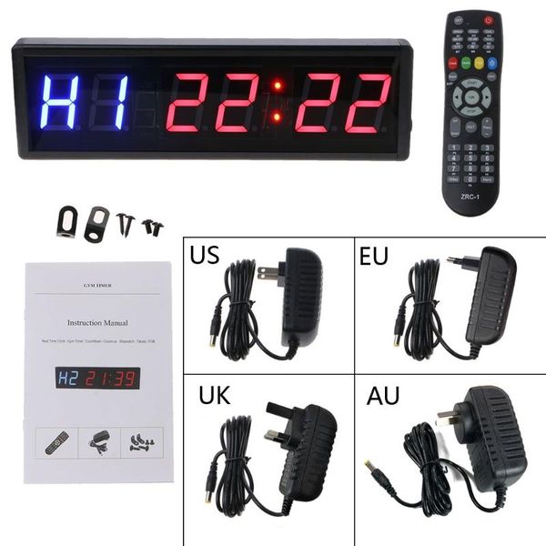 

timers gym timer satch with wireless remote for fitness training interval 35ed