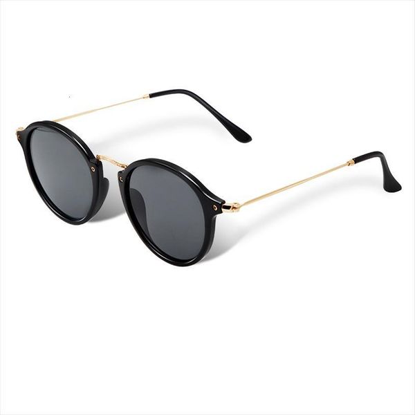 

round sunglasses women men brand designer retro sun glasses shades female eyewears lunette de soleil femme, White;black