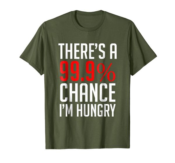 

There' A 99.9% Chance I'm Hungry Shirt, Mainly pictures
