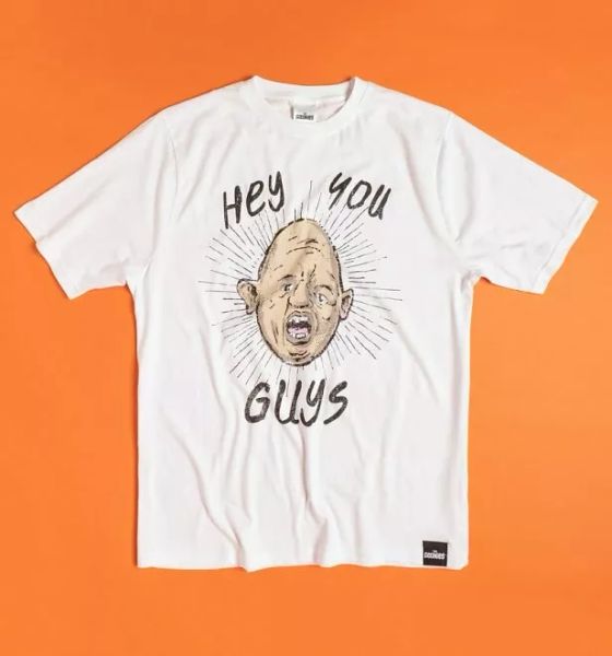 

official goonies sloth hey you guys t-shirt, White;black