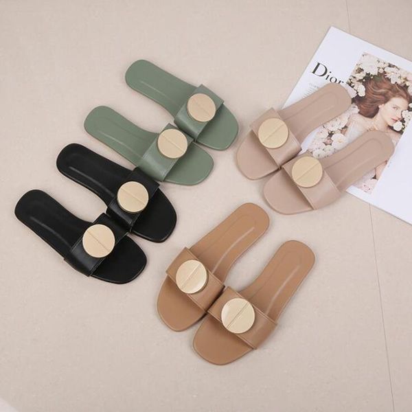 

slippers 2021 ladies korean version of the fashionable slip-resistant women's summer one-word rubber cute, Black