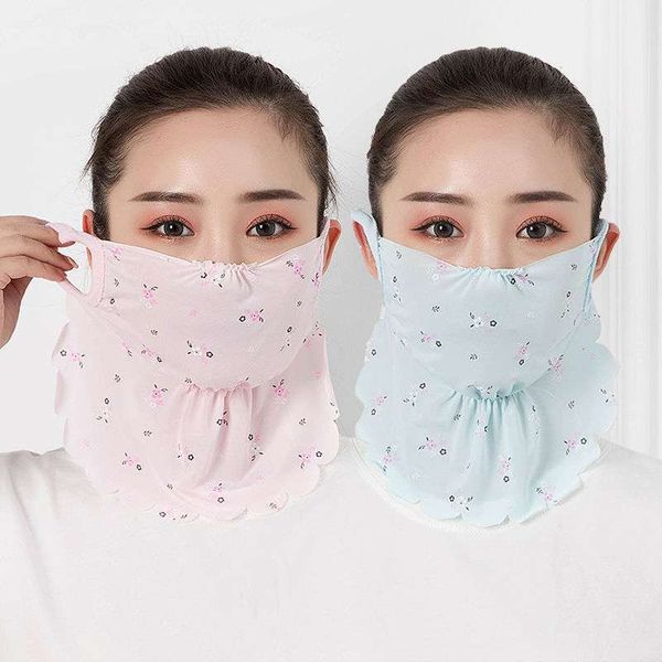 

cool breathable korean sunscreen mask for women in spring and summer