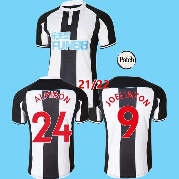 

21 22 nufc soccer jerseys shelvey wilson 2021 2022 joelinton football shirt almiron ritchie gayle lewis lascelles equipment men kids kits, Black;yellow