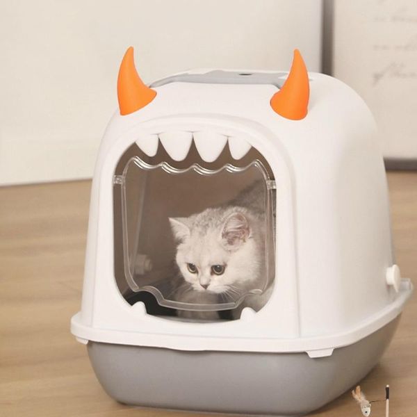

other cat supplies litter basin flip toilet anti splashing fully enclosed box pet