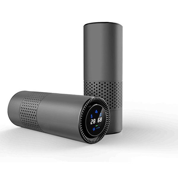 

car air freshener smart usb purifier, efficient portable negative ion purifier for removing formaldehyde odor, used in home office