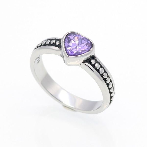 

wedding rings colors crystal stone stainless steel ring heart love cubic zircon fashion accessories women aneiss engagement jewelry, Slivery;golden