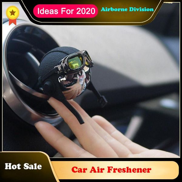 

car air freshener luxury creative airborne division diffuser genuine leather strap hanging perfume fragrance