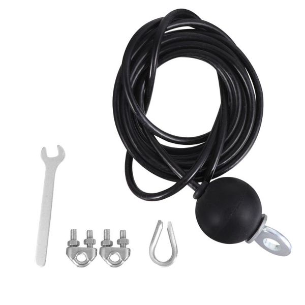 

set 3 meters diy fitness wire rope adjustable gym cable heavy duty steel jump ropes