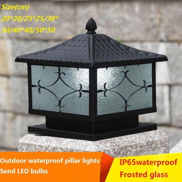 

lawn lamps pillar lights wall lamp lighting outdoor waterproof led villa door garden courtyard light column head square