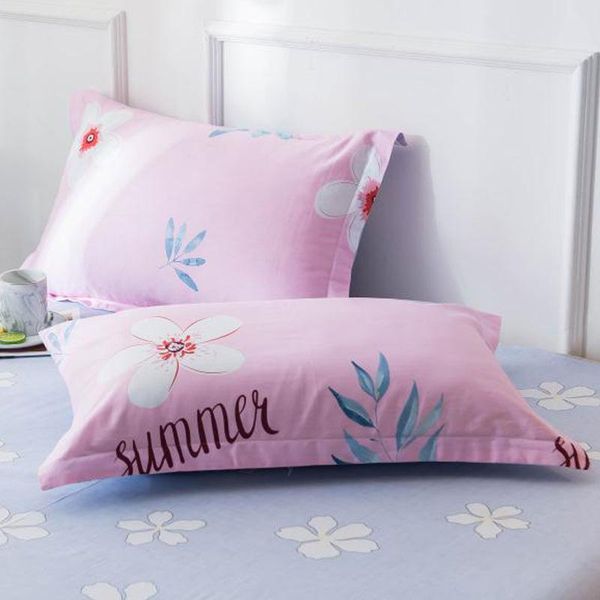 

pillow case flower printed pillowcases pillows cover 2pcs 48x74cm home decorative cotton for bedroom decorate