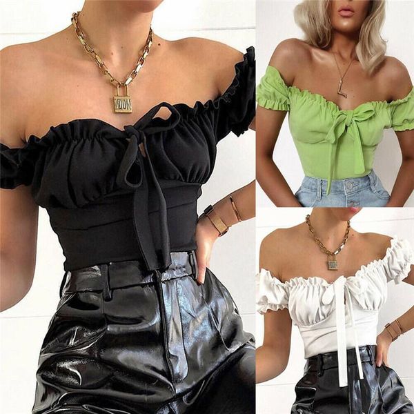 

women's jumpsuits & rompers hirigin women puff sleeve bodysuit lady off shoulder clubwear party jumpsuit, Black;white