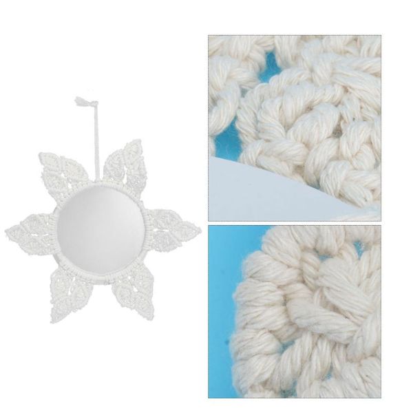 

mirrors 1pc bohemian tapestry cotton rope hand-woven mirror el decor
