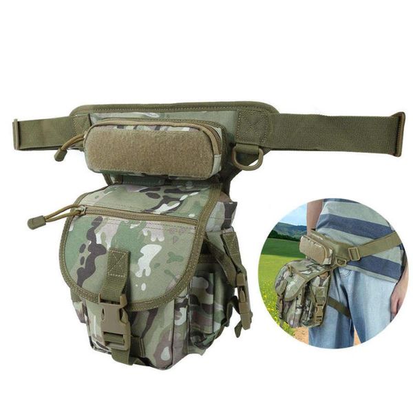 

outdoor sports waist bag oxford cloth drop leg waterproof reporter pouch tactics multifunction pography bags