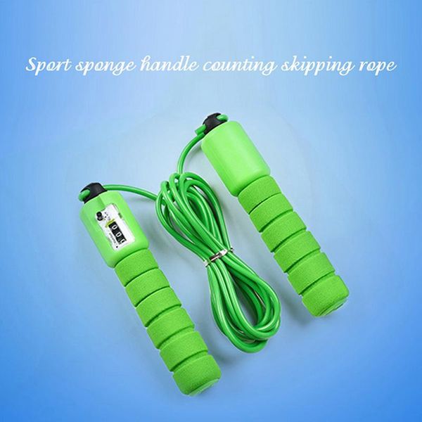 

professional jump rope with electronic counter 2.9m adjustable fast speed counting skipping jumping wire workout equipments ropes