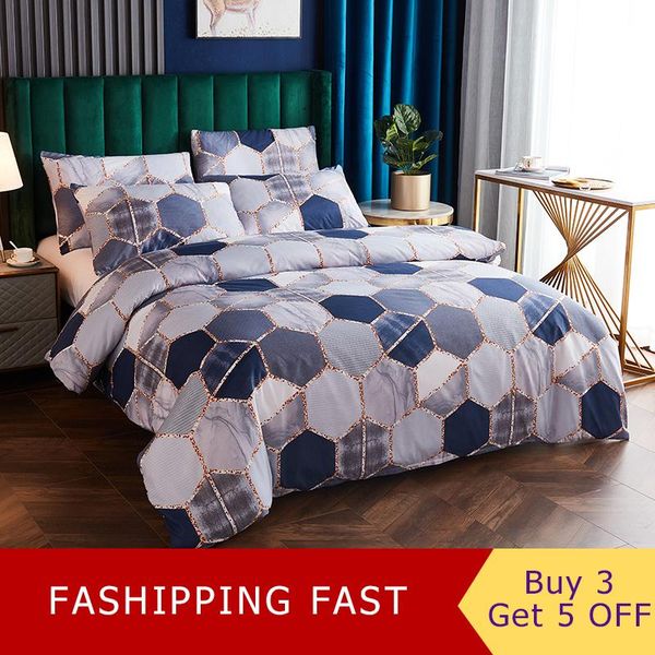 

bedding sets geometric plaid duvet covers 220x240 twin size set single double  king nordic bed cover 135 bedclothes no sheet