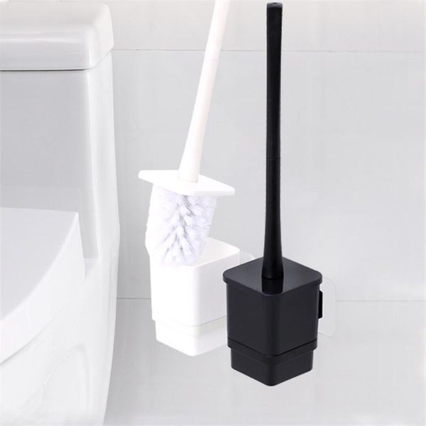 

bathroom corner wall-mounted soft cleaning household toilet rack set punch wc brush holder washing accessories