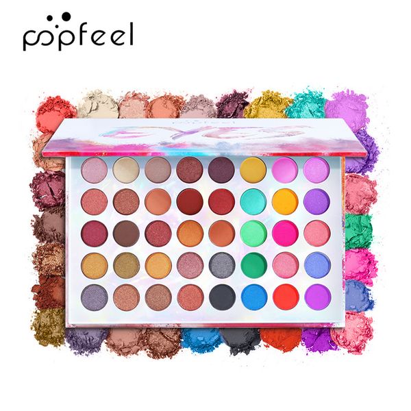 

popfeel matte eyeshadow palette makeup set 40 colors long lasting waterproof cosmetics