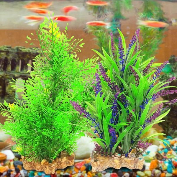 

decorations landscaping anti-fade simulation water grass aquarium ornament for home decor