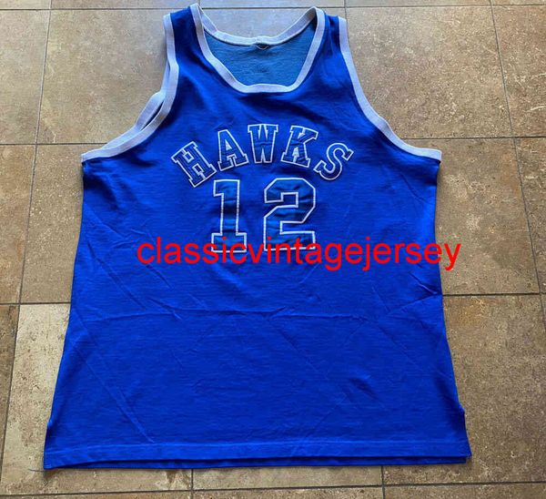 

vintage mitchell & ness lewis hitch 1954-55 jersey embroidery custom any name number xs-5xl 6xl, Black