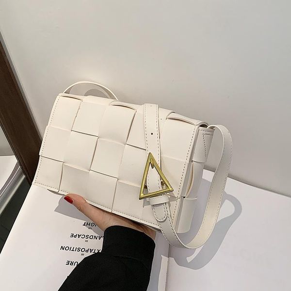 

evening bags designer women pu leather weave shoulder messenger ladies crossbody for casual small handbags