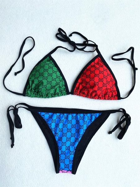 2022 Badeanzug Bikini Bademode Frauen S Swimsuits Mode Swim Wear Two Piece Bandage Sexy Schwimmen Badeanzüge