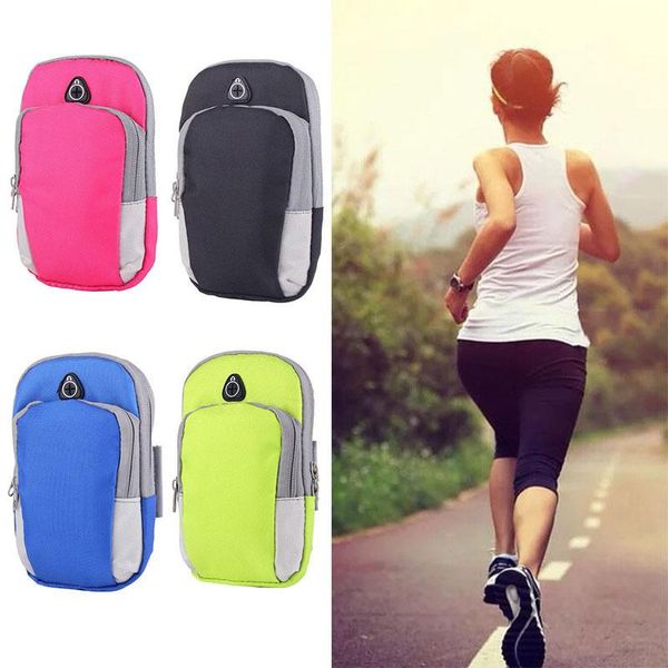 

outdoor bags sport armband case running sports gym jogging mobile phone arm bag pocket package men women armbag climbing