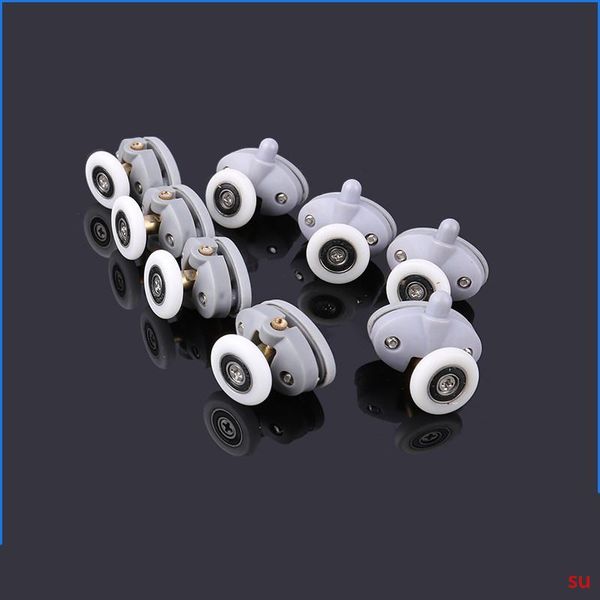 

8pcs/lot shower rooms cabins pulley room roller /runners/wheels/pulleys diameter23mm/25mm hole distance 26mm other door hardware
