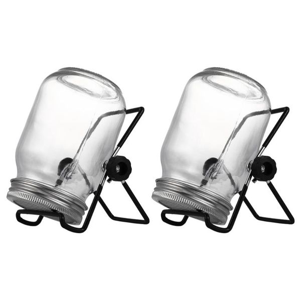 

planters & pots 2 sets 500ml sprouting jar mason kit with lid and rack