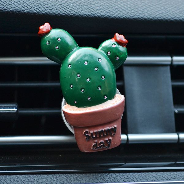 

creative 3d freshener simulation plant auto air conditioner outlet decoration perfume clip tuyere fragrance car ornament
