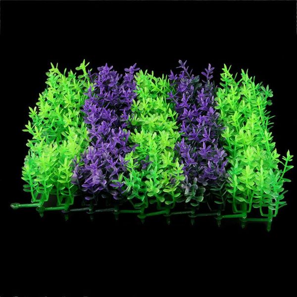 

decorations 10pcs plastic artificial aquarium lawn decoration fish tank water plants grass ornament decor landscaping accessories