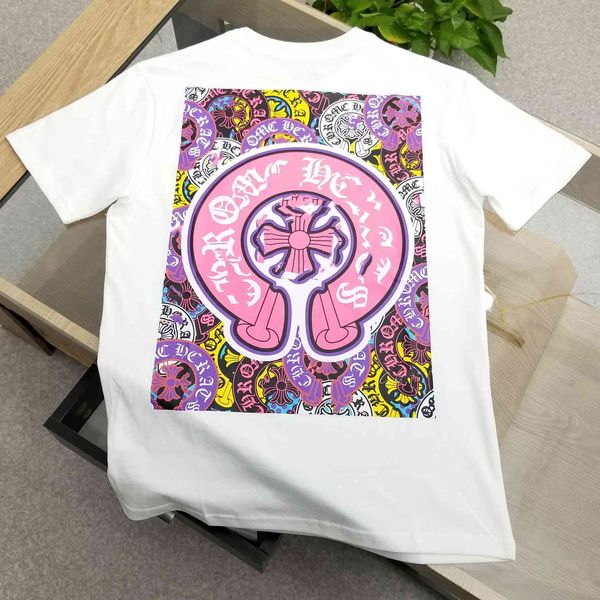 

new summer 2021 spring fashion br krojia leisure printing t-shirt round neck loose for men and women, Gray