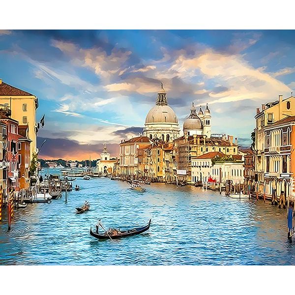 

diamond painting diy oil by diamonds venice landscape kits drawing canvas handpainted gift pictures city scenery home decor