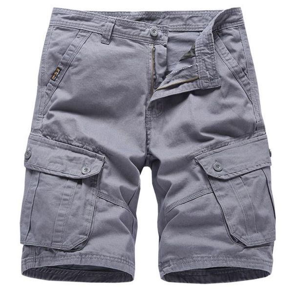 

men's shorts men multi-pocket straight casual clothing fashion short homme military ropa de hombre mens, White;black