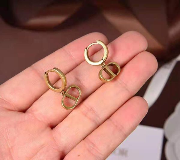 

family new glossy female net red simple star high version letter earrings, Silver