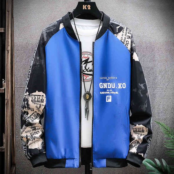 

men's jackets spring autumn men ins korean fashion slim fit printed coat overalls male streetwear 9lja, Black;brown