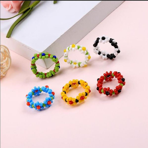 

wedding rings 1109 sweet lovely flower brincos mujeres retro ring combination bijoux jewelry gift r2092, Slivery;golden