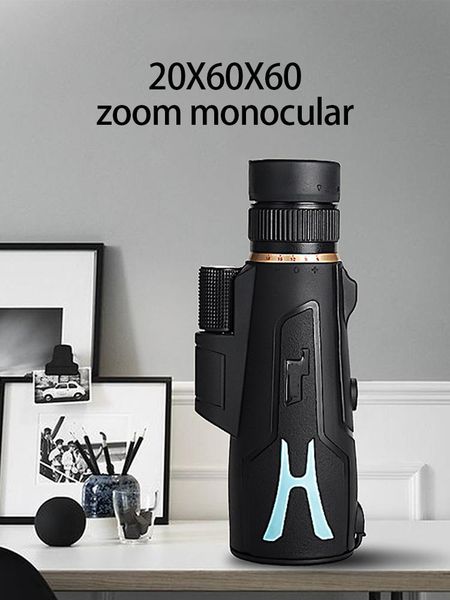 

telescope & binoculars portable 20-60x60and power monocular eyepiece for hunting camping traveling